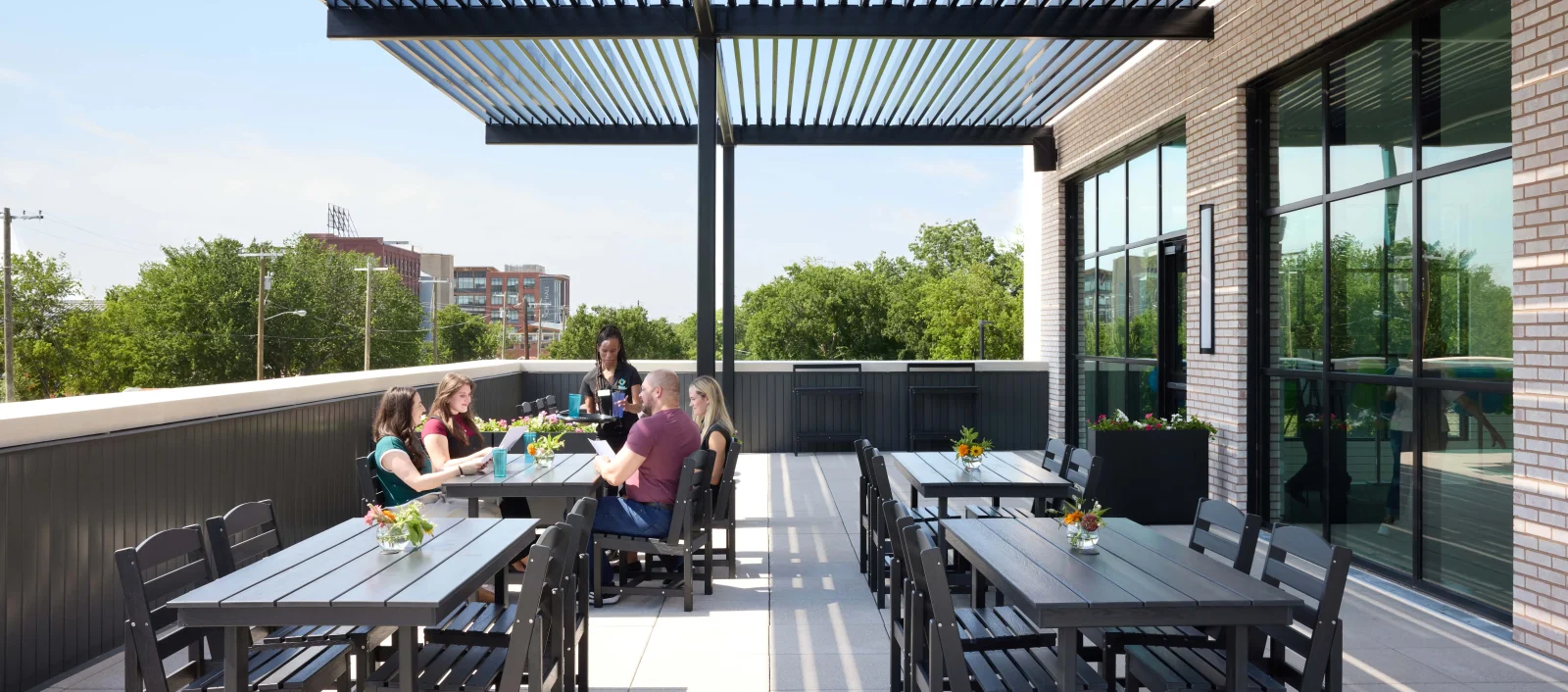 Terrace of Hugs Cafe Mckinney