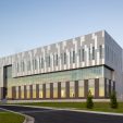 Cologix ASH1, a data center designed by our structural engineering team, featuring a modern exterior and expansive windows