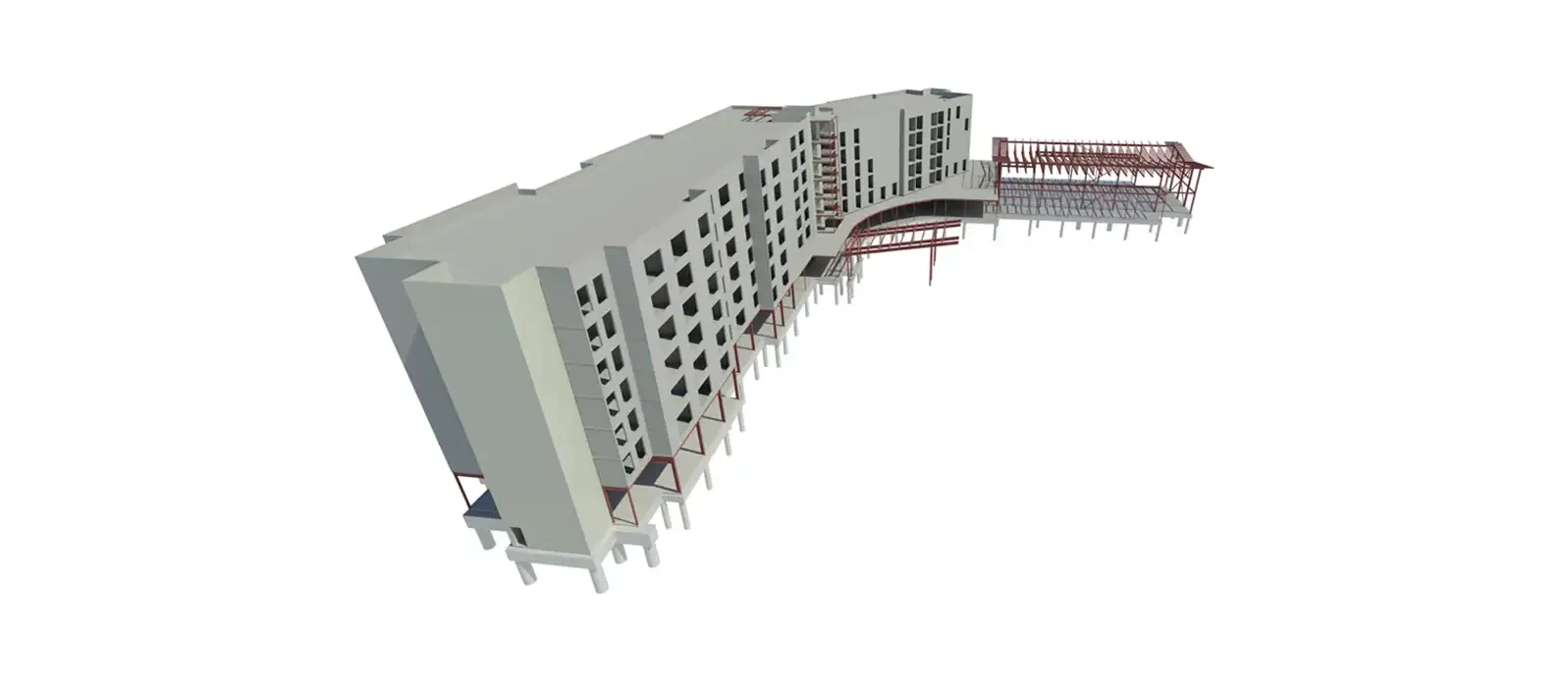 Epic Center BIM Rendering