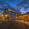 Firestone & Robertson Whiskey Ranch Distillery Exterior nighttime