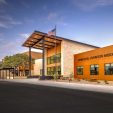 Johnson City Middle School, Exterior view of school entrance