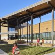 Exterior view of the Rockwall ISD Rochell Elementary School entryway